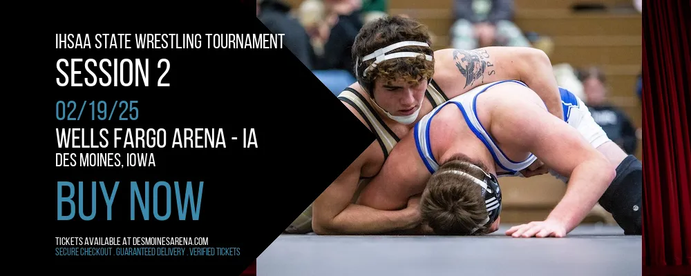 IHSAA State Wrestling Tournament - Session 2 at Wells Fargo Arena - IA