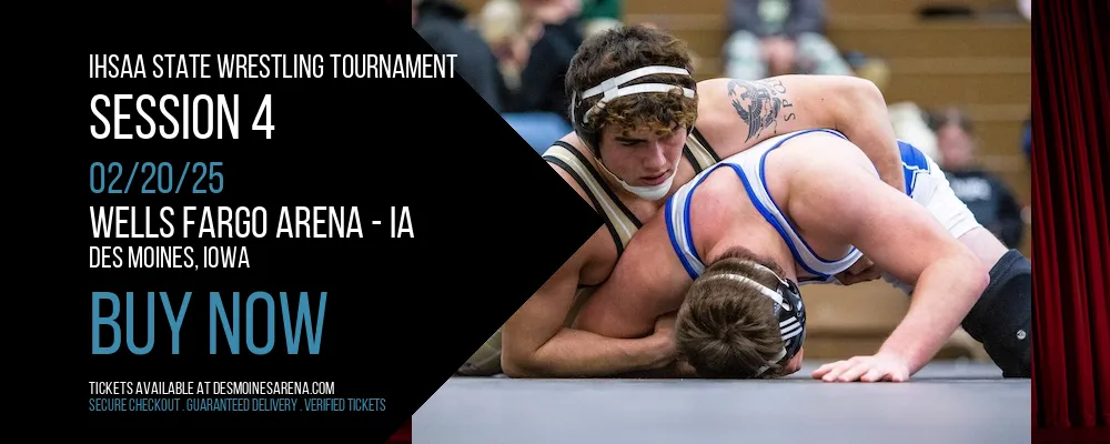 IHSAA State Wrestling Tournament - Session 4 at Wells Fargo Arena - IA