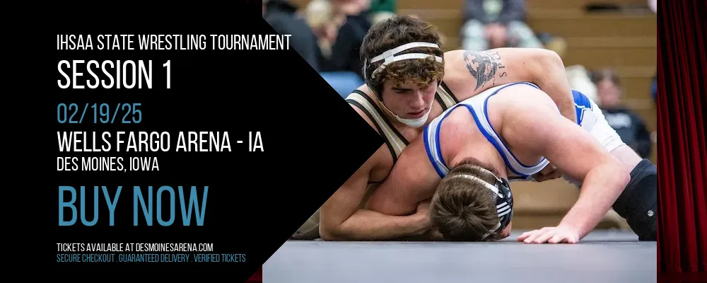 IHSAA State Wrestling Tournament - Session 1 at Wells Fargo Arena - IA